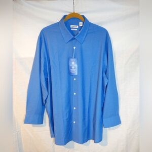 NWT Haggar Button Up Machine Wash No Iron Shirt